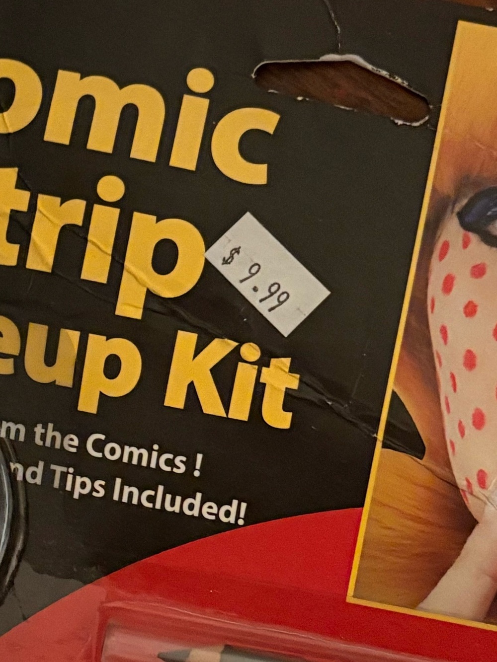 2 piece - Comic Strip Makeup Kit — Halloween